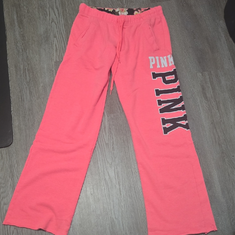 PINK Victoria's Secret Coral Sweatpants